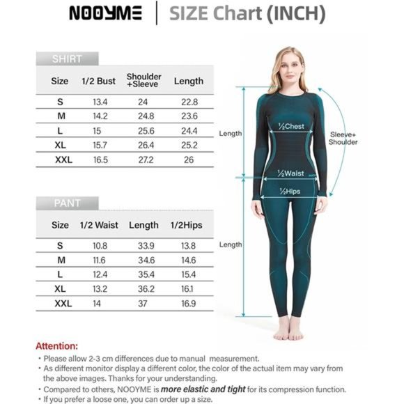 Thermal Underwear for Women Base Layer Women Cold Weather,Long Johns - Picture 5 of 5